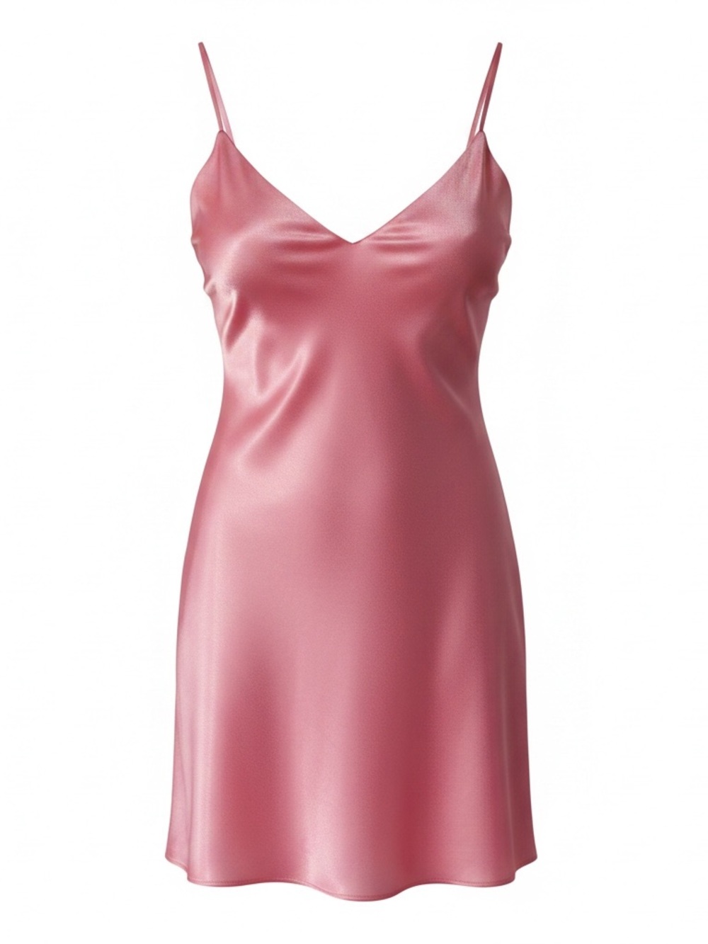 Vintage Victoria's Secret Rose Pink Satin Slip